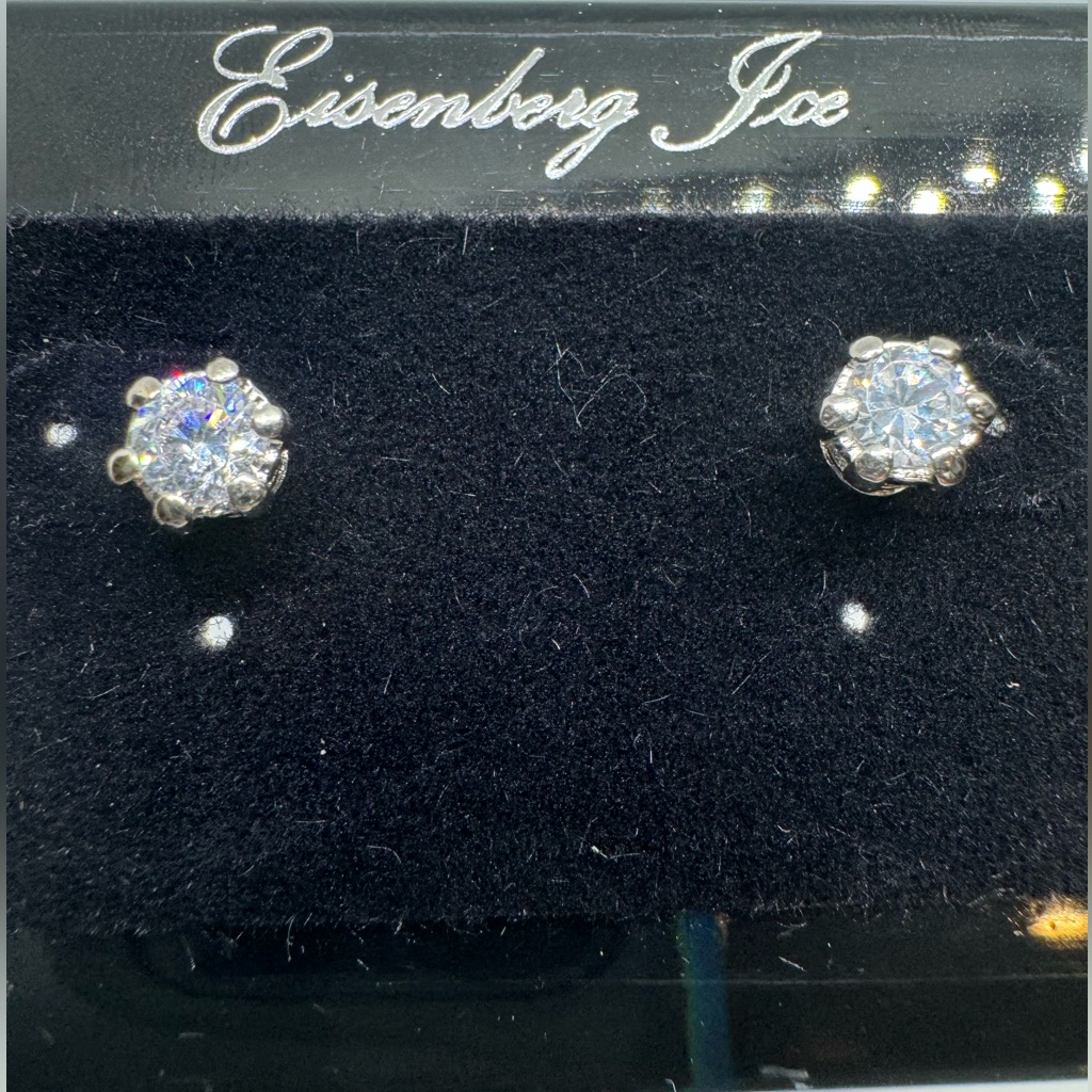 Eisenberg Ice 5mm Crystal Stud Earrings